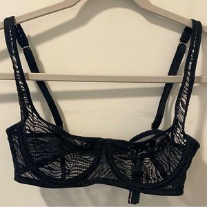Black Lace Unlined Victoria’s Secret Bra